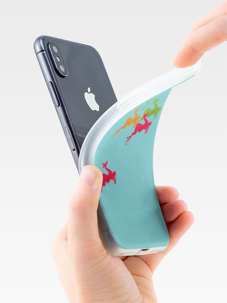 Alternate view of Winer Deer iPhone Case & Cover