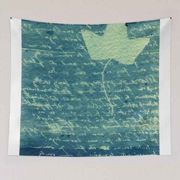 Item preview, Botanical blue floral Cyanotype print 39 designed and sold by KasparekFineArt.