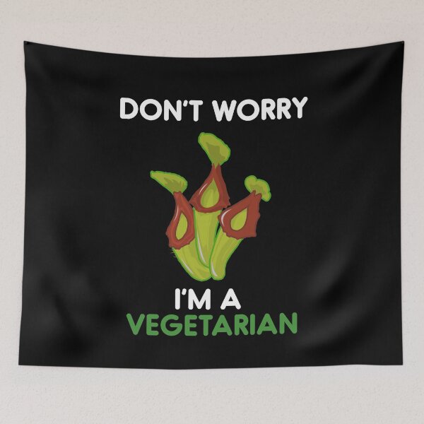 Item preview, Don't worry I'm a Vegetarian Carnivorous plant Pitcher Plant designed and sold by NeXore.