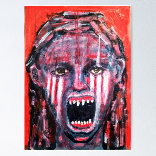 Item preview, Retrato - Acrylic painting  designed and sold by poucofoco.