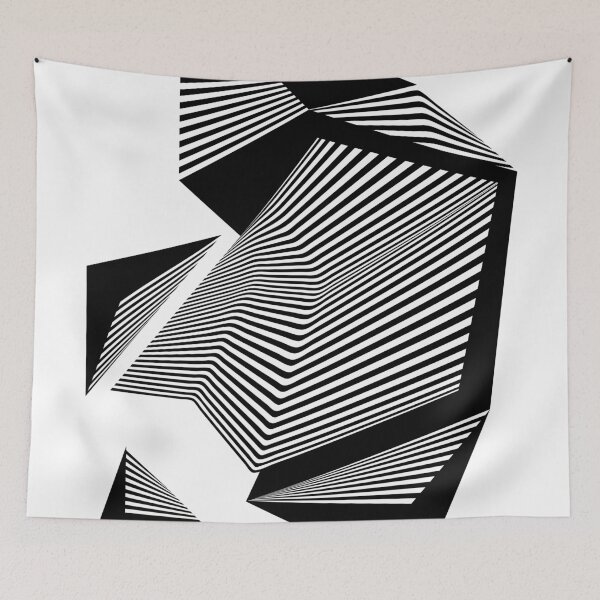 Item preview, 'Warped Space' geometric abstract series: no. 4 designed and sold by Gareth Carter.