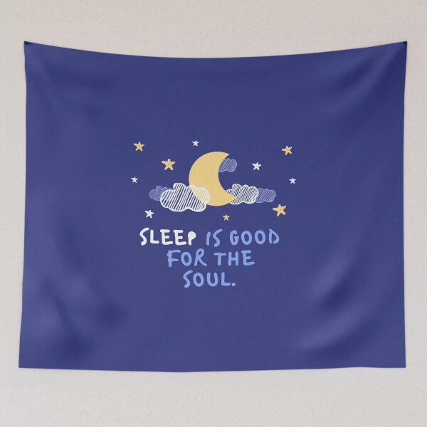 Item preview, Sleep Is Good For the Soul Night-time Graphic designed and sold by Sarah Lopez.