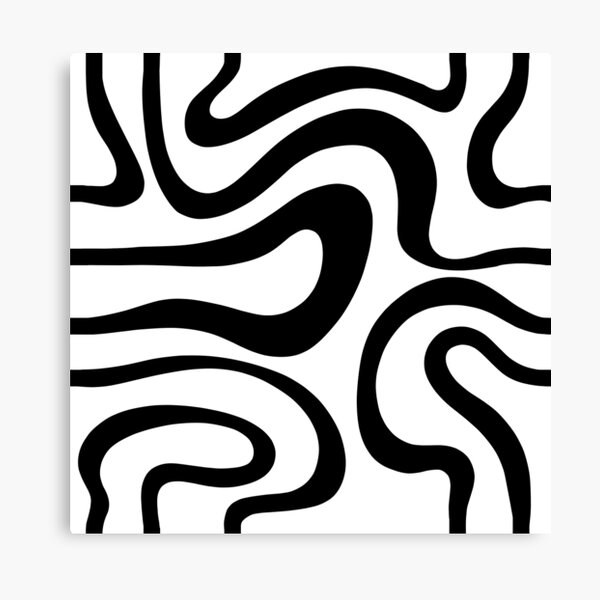 Squiggly Lines Canvas Prints | Redbubble