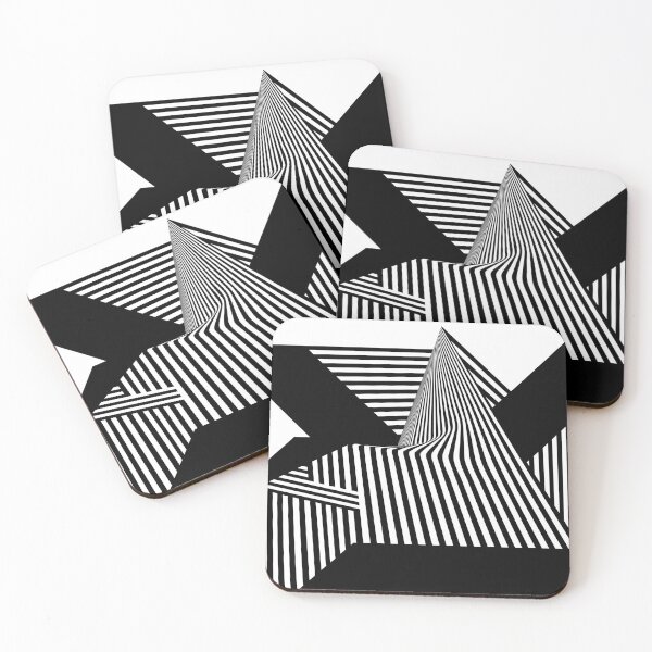 Item preview, 'Warped Space' geometric abstract series: no. 1 designed and sold by Gareth Carter.