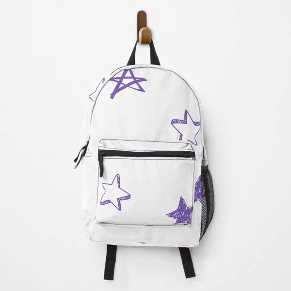 Item preview, Small purple star doodle pattern designed and sold by AdelDa19.
