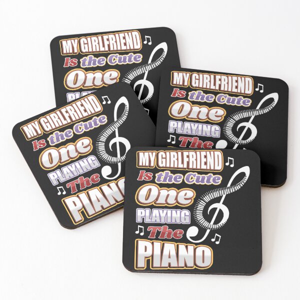 Item preview, My Girlfriend Is The Cute One Playing The Piano designed and sold by medben.