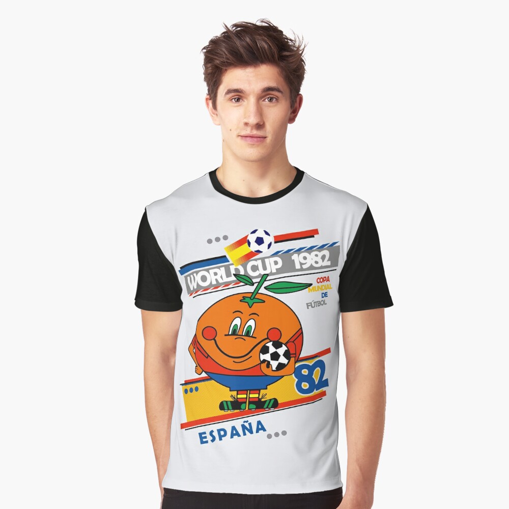 Spain 1982 World Cup Naranjito Mascot T-Shirt, Shop online