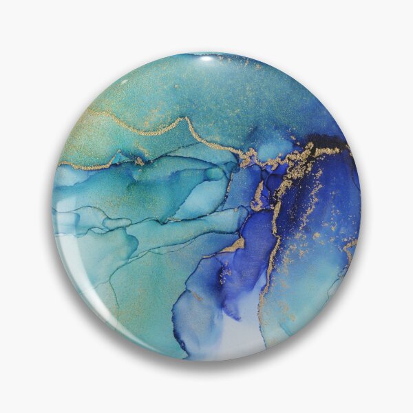 Item preview, Electric Wave Violet Turquoise Ink - Part 2 designed and sold by Olga Shvartsur.