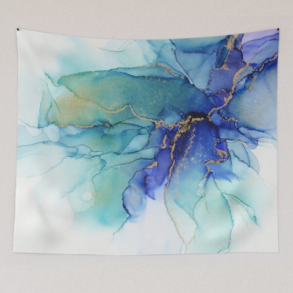 Item preview, Electric Wave Violet Turquoise Ink - Part 2 designed and sold by Olga Shvartsur.