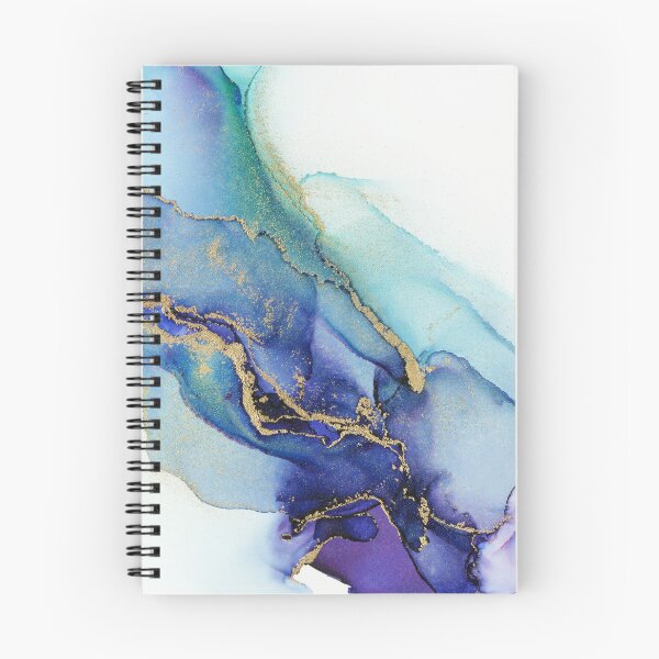 Item preview, Electric Sea Violet Turquoise Ink  designed and sold by Olga Shvartsur.
