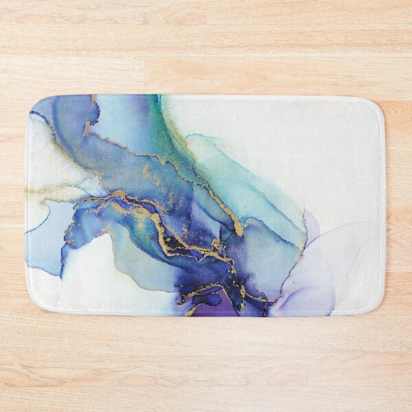 Item preview, Electric Sea Violet Turquoise Ink  designed and sold by Olga Shvartsur.