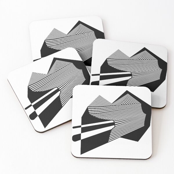 Item preview, 'Warped Space' geometric abstract series: no. 3 designed and sold by Gareth Carter.
