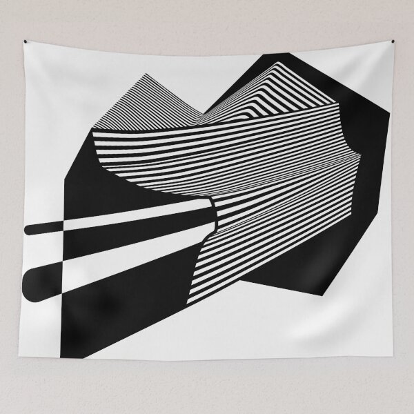 Item preview, 'Warped Space' geometric abstract series: no. 3 designed and sold by Gareth Carter.