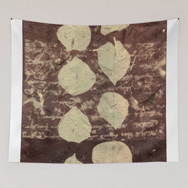Item preview, Botanical brown floral vintage style print 6 designed and sold by KasparekFineArt.
