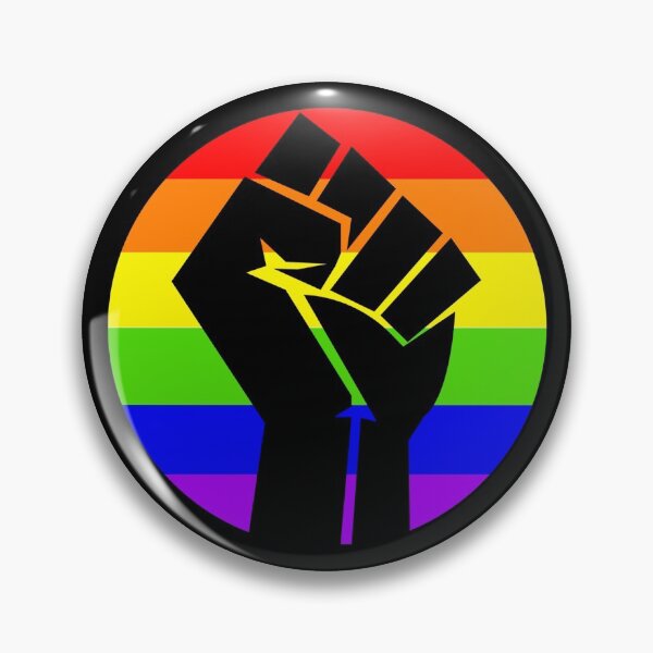 Item preview, All Black Lives Matter - Gay Pride Power Fist  designed and sold by Thelittlelord.