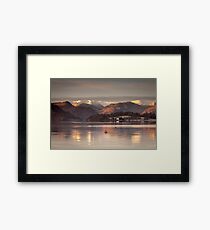 A Cold Morning On Ullswater Framed Print