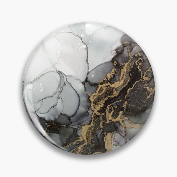 Item preview, Black and Gold Marble Storm designed and sold by Olga Shvartsur.