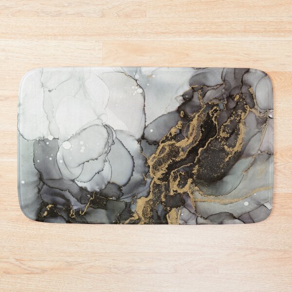 Item preview, Black and Gold Marble Storm designed and sold by Olga Shvartsur.