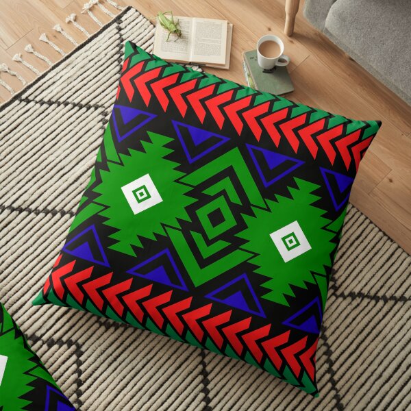 Tribal Design Royalty Floor Pillow