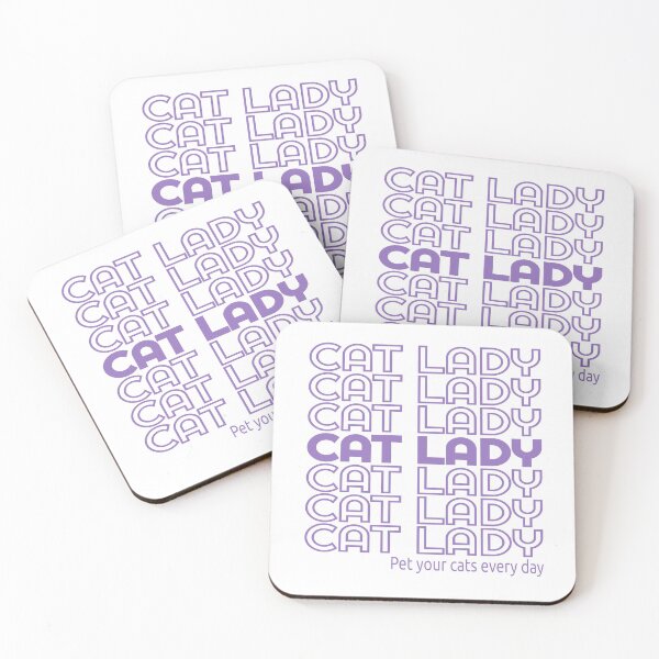 Item preview, Cat Lady thank you bag design designed and sold by catladyjoy.