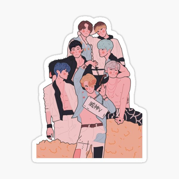 Item preview, WayV Wei shen V Turn Back time / Awake the world fanart designed and sold by nanaminhae.