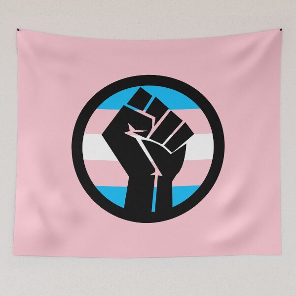 Item preview, All Black Lives Matter - Trans Pride Power Fist  designed and sold by Thelittlelord.