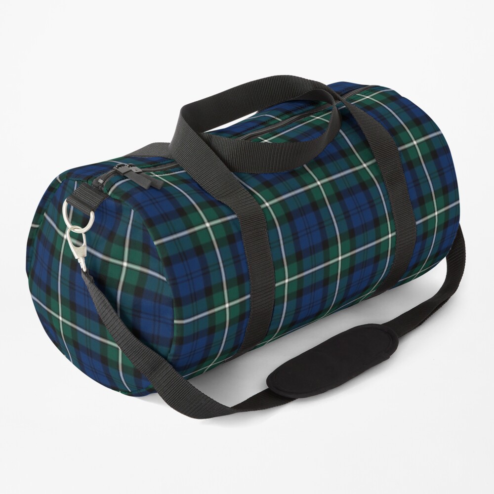 tartan duffle bag