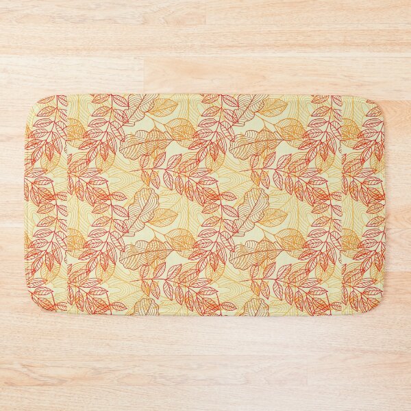 Item preview, yellow and orange autumn leaves pattern  designed and sold by Delicarte.