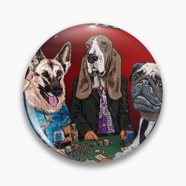 Item preview, Four Dogs Playing Black Jack designed and sold by Arthur Wendler.