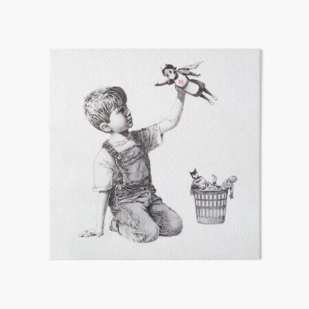 Item preview, Banksy Artwork Game Changer 2020 | NHS Superheroes designed and sold by So Sorted Design.