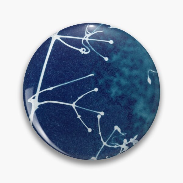 Item preview, Botanical blue Cyanotype vintage antique style print 42 designed and sold by KasparekFineArt.