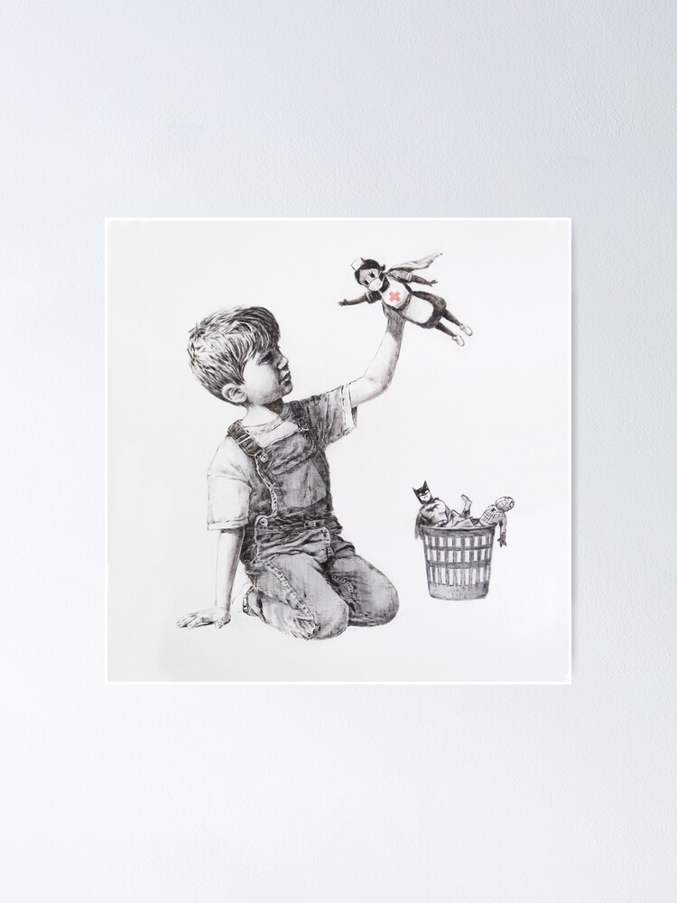Banksy Artwork Game Changer 2020 | NHS Superheroes