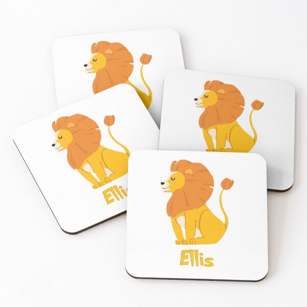 Item preview, Ellis Lion Baby Boy Wild Animal Name designed and sold by HelloFromAja.