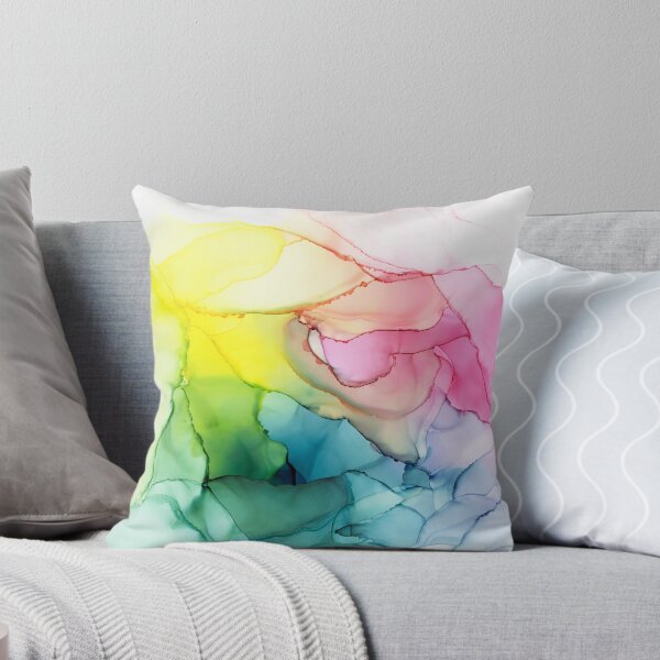 Item preview, Flowing Rainbow Bloom Ink designed and sold by Olga Shvartsur.