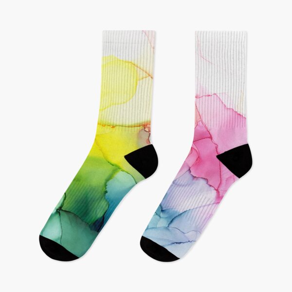 Item preview, Flowing Rainbow Bloom Ink designed and sold by Olga Shvartsur.
