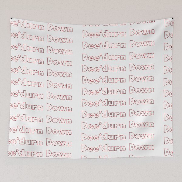 Item preview, Deedurn Down Repeating Lyrics WTF Word Art, Repeating Pattern designed and sold by Nicolette Olivier.
