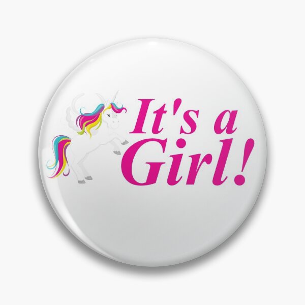Item preview, Its a Girl! Baby shower gift White Unicorn designed and sold by ToniaKroeger.
