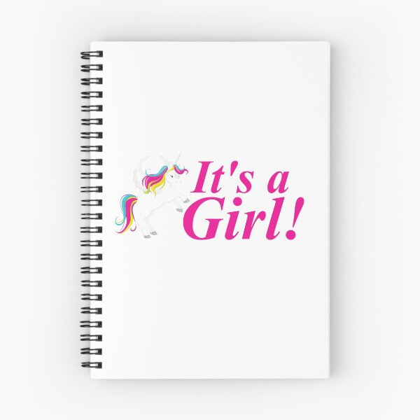 Item preview, Its a Girl! Baby shower gift White Unicorn designed and sold by ToniaKroeger.