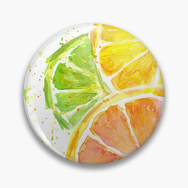 Item preview, Juicy Citrus Fruit Watercolor, Food Painting, Tasty Art designed and sold by Olga Shvartsur.