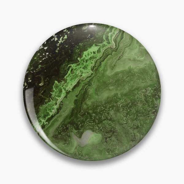 Item preview, Absinthe Peridot and Emerald Fluid Pour designed and sold by GingerEccentric.