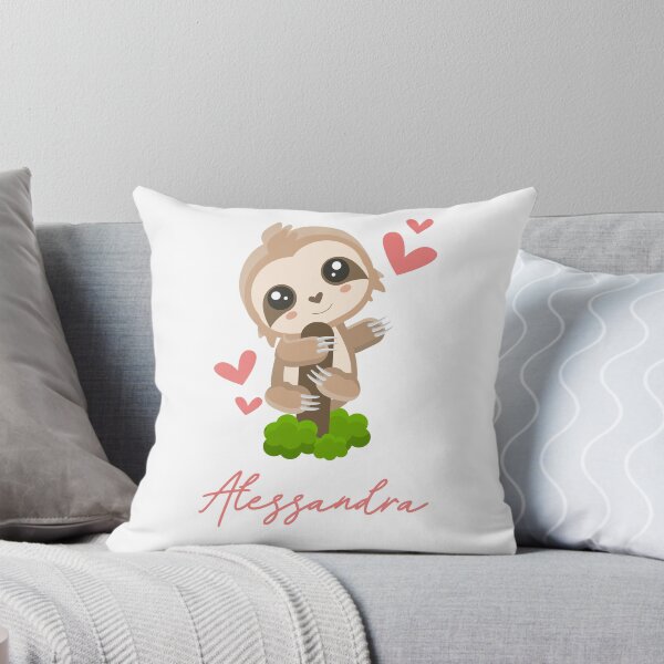 Item preview, Alessandra Sloth Baby Girl Cute Hearts designed and sold by HelloFromAja.