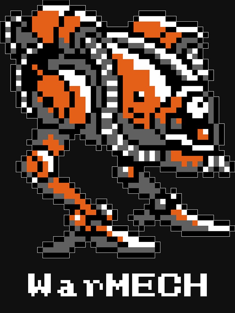 WarMECH Final Fantasy NES TeeShirt for BLACK
