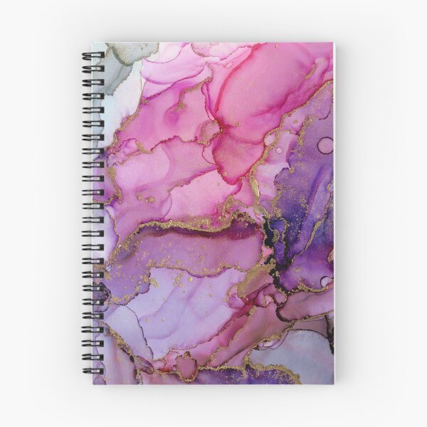 Item preview, Magenta Gold Marble Abstract Ink designed and sold by Olga Shvartsur.