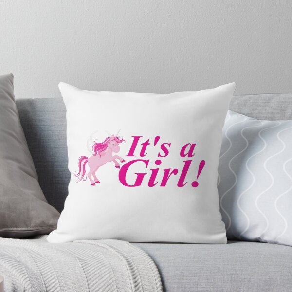 Item preview,  Pregnancy announcement a Girl! Baby shower gift Unicorn designed and sold by ToniaKroeger.