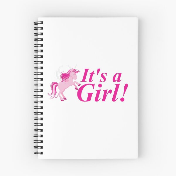 Item preview,  Pregnancy announcement a Girl! Baby shower gift Unicorn designed and sold by ToniaKroeger.