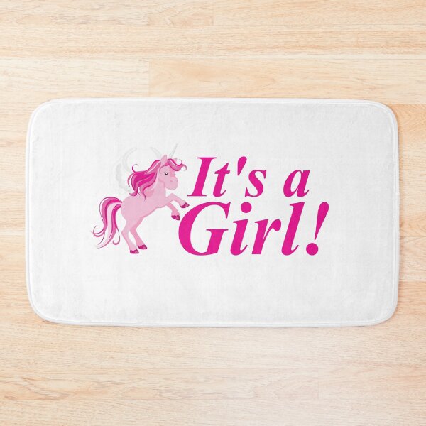 Item preview,  Pregnancy announcement a Girl! Baby shower gift Unicorn designed and sold by ToniaKroeger.