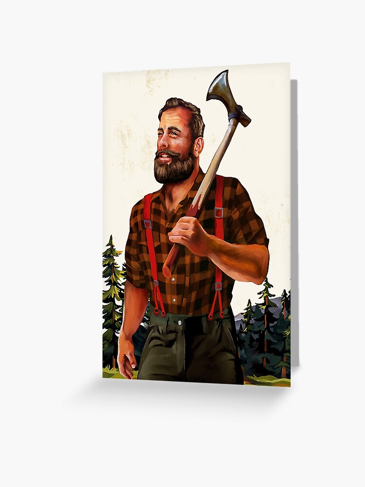 Rugged Lumberjack Illustration
