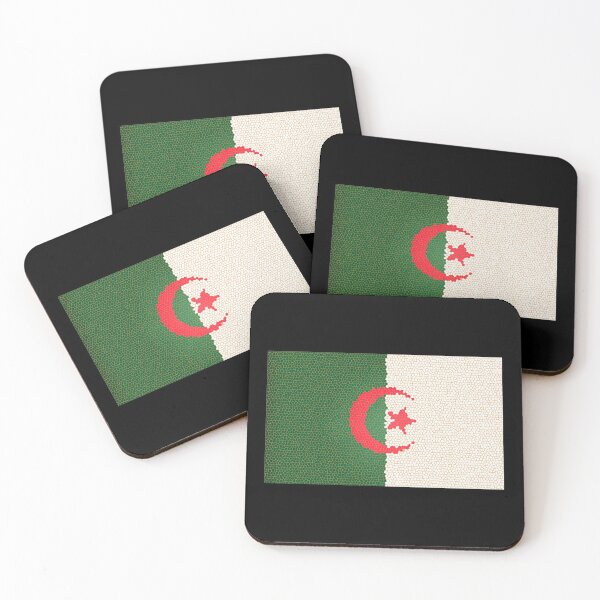 Item preview, Flag of Algeria - Mosaic Style designed and sold by ArticaDesign.
