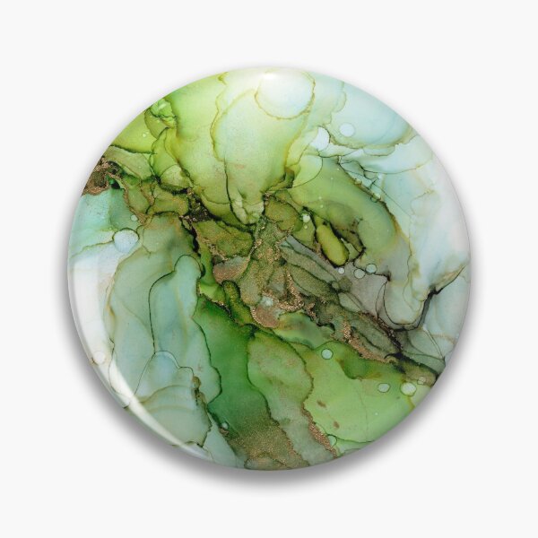 Item preview, Green Bloom Abstract ink designed and sold by Olga Shvartsur.