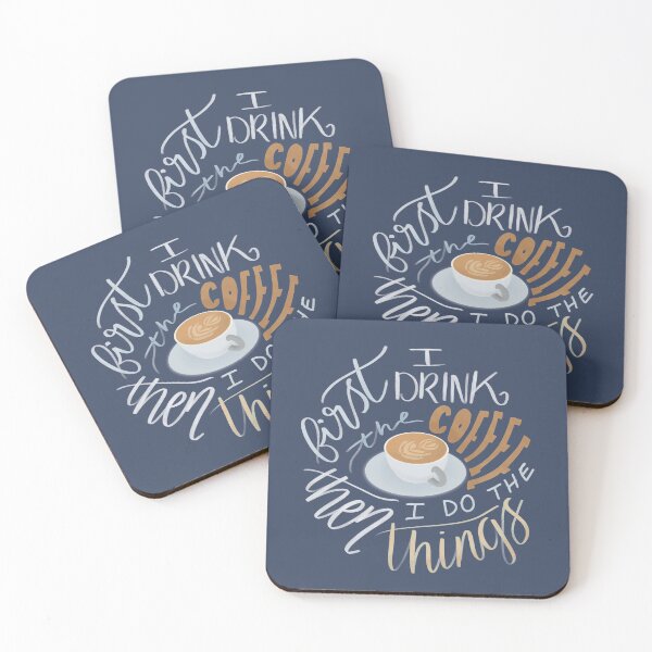 Item preview, First I drink the coffee designed and sold by doodle189.
